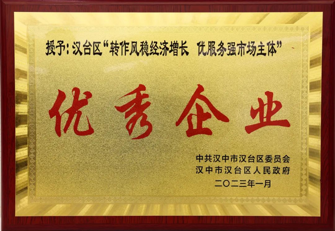創(chuàng)新研究院榮獲漢臺區(qū)“轉(zhuǎn)作風(fēng)穩(wěn)經(jīng)濟增長 優(yōu)服務(wù)強市場主體”優(yōu)秀企業(yè)