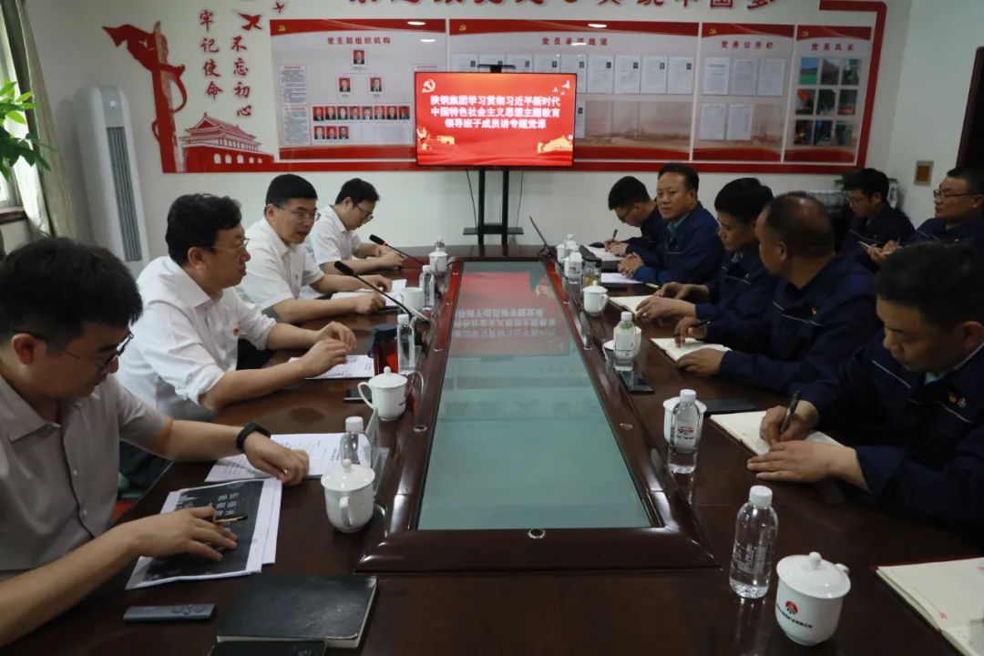 郗九生、韋武強(qiáng)、宗衛(wèi)東到包聯(lián)黨支部講授主題教育專題黨課