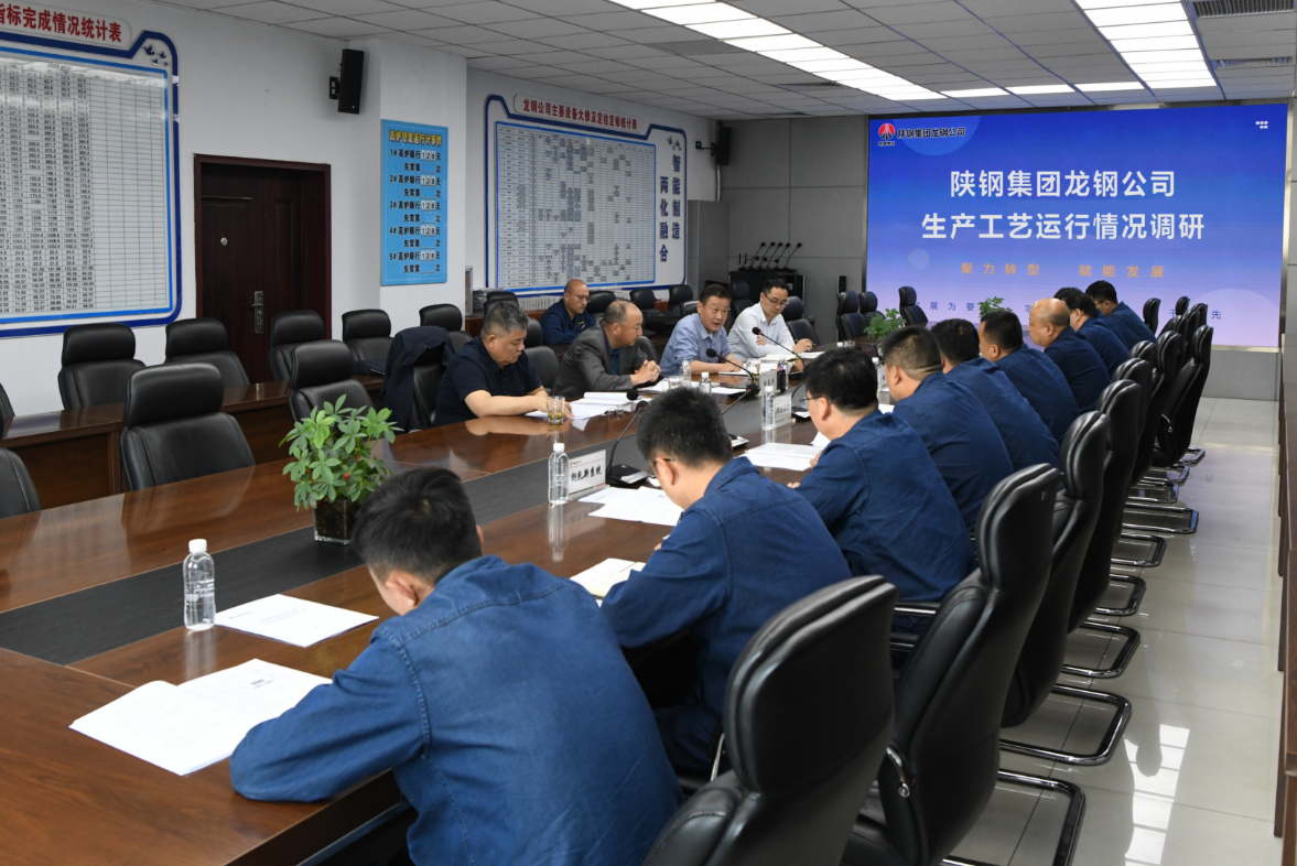 杜東興、習(xí)紅斌一行到龍鋼公司調(diào)研
