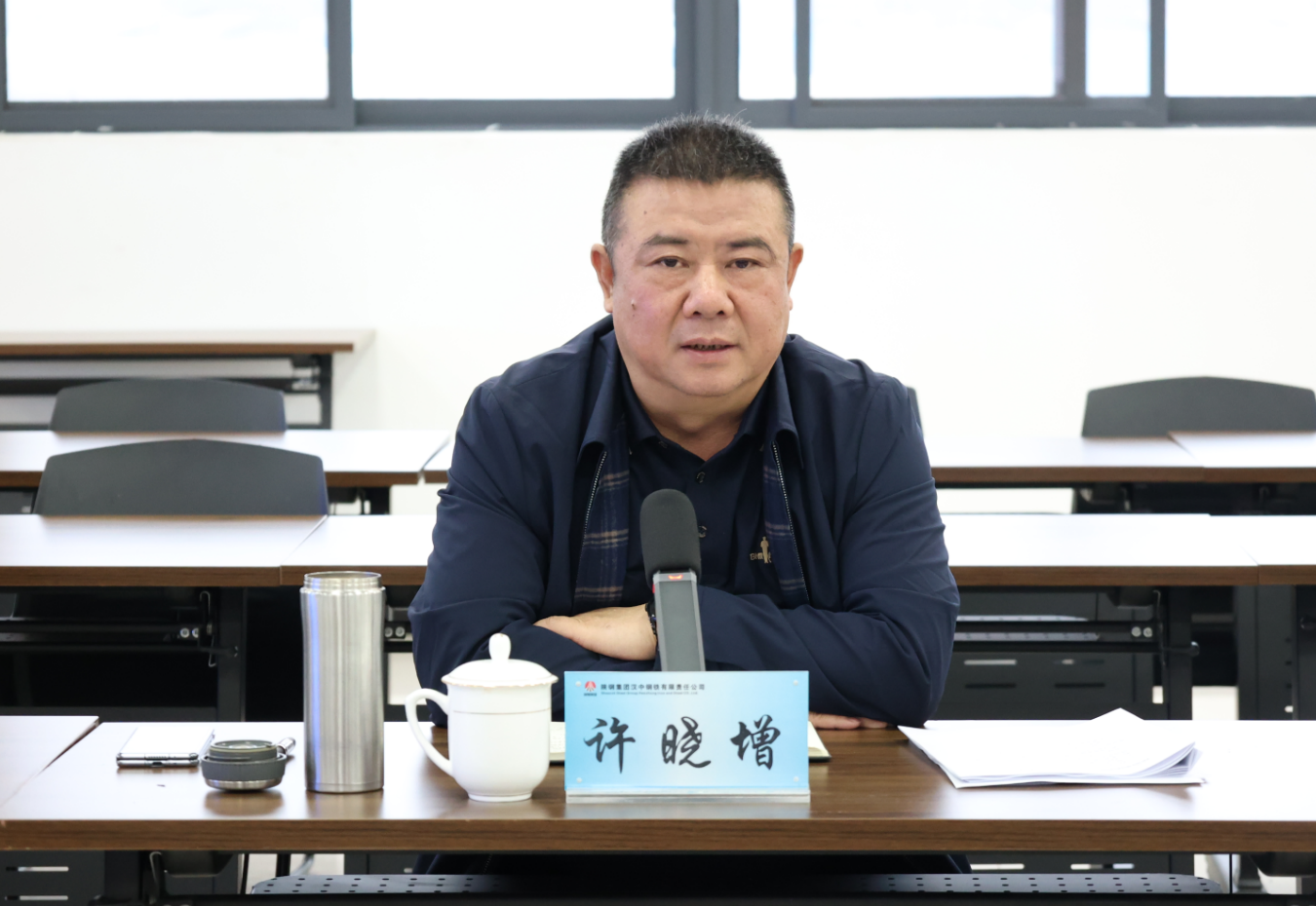 許曉增到漢鋼公司調研生產經營工作