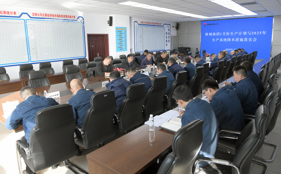 楊召朋到龍鋼公司檢查指導工作